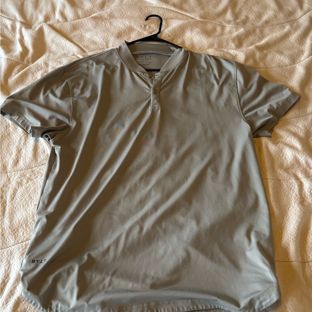 BYLT Basics Light Gray Polo Shirt